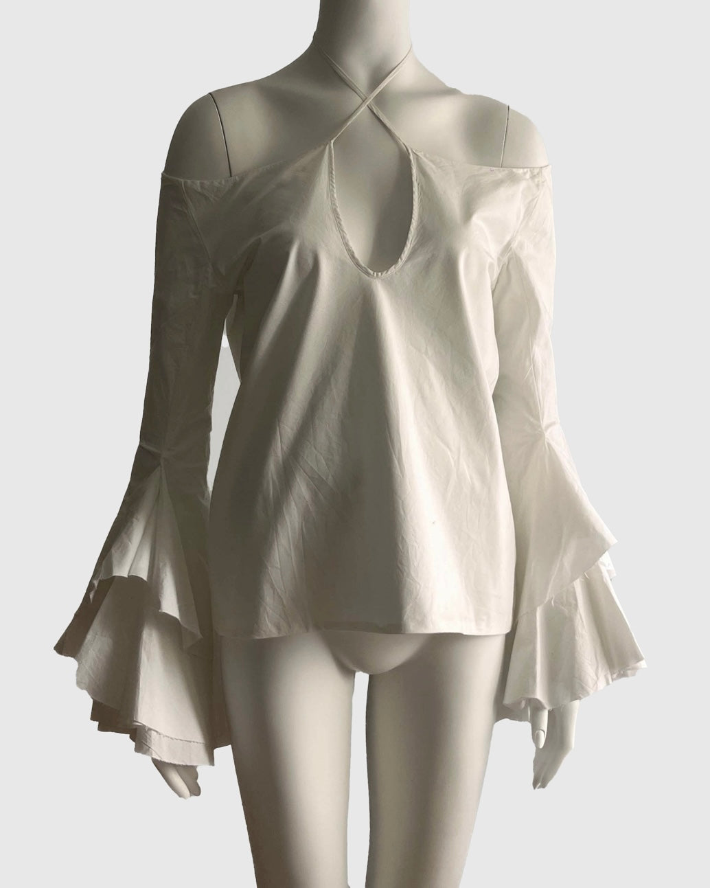 Alexander McQueen 2002 Ruffle Top