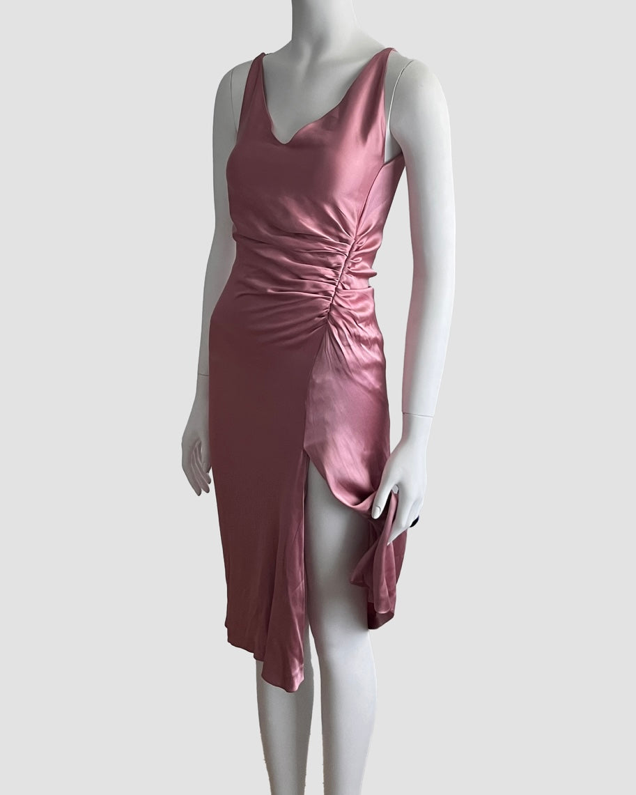 Gucci by Tom Ford 1999 Silk Ruched Dress