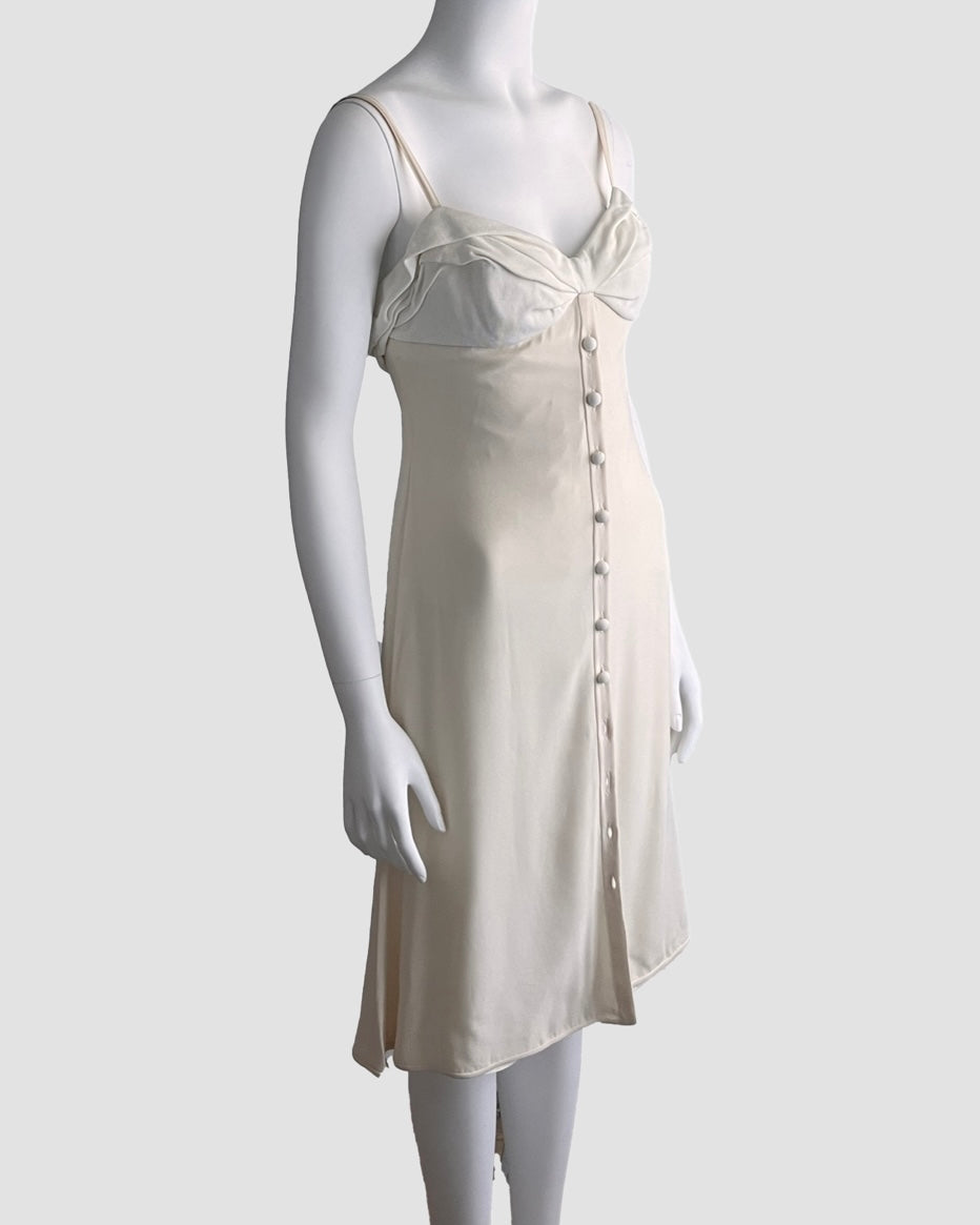 Gianni Versace 1996 White Bustier Dress