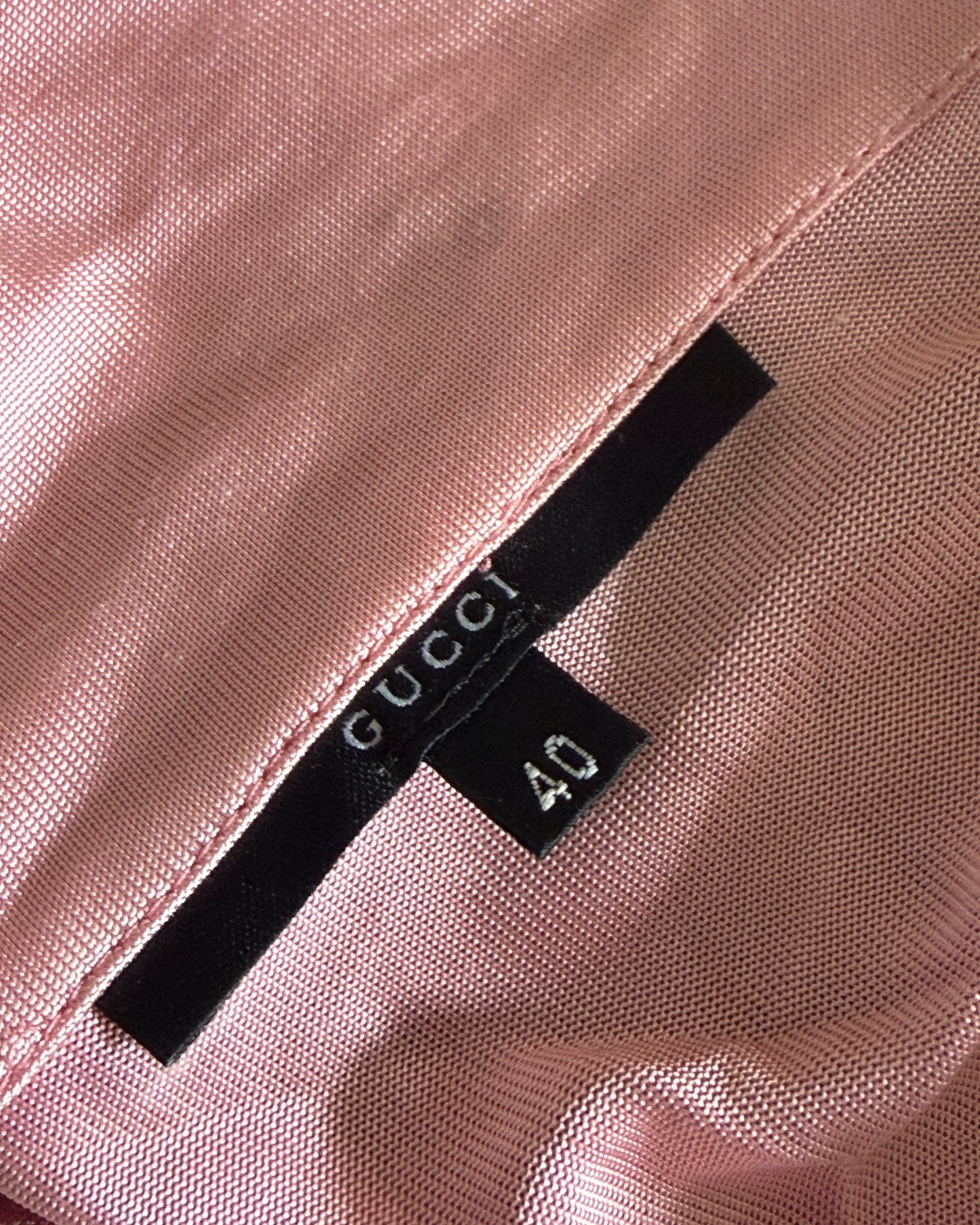 Gucci by Tom Ford 2000 Plunging Viscose Dress