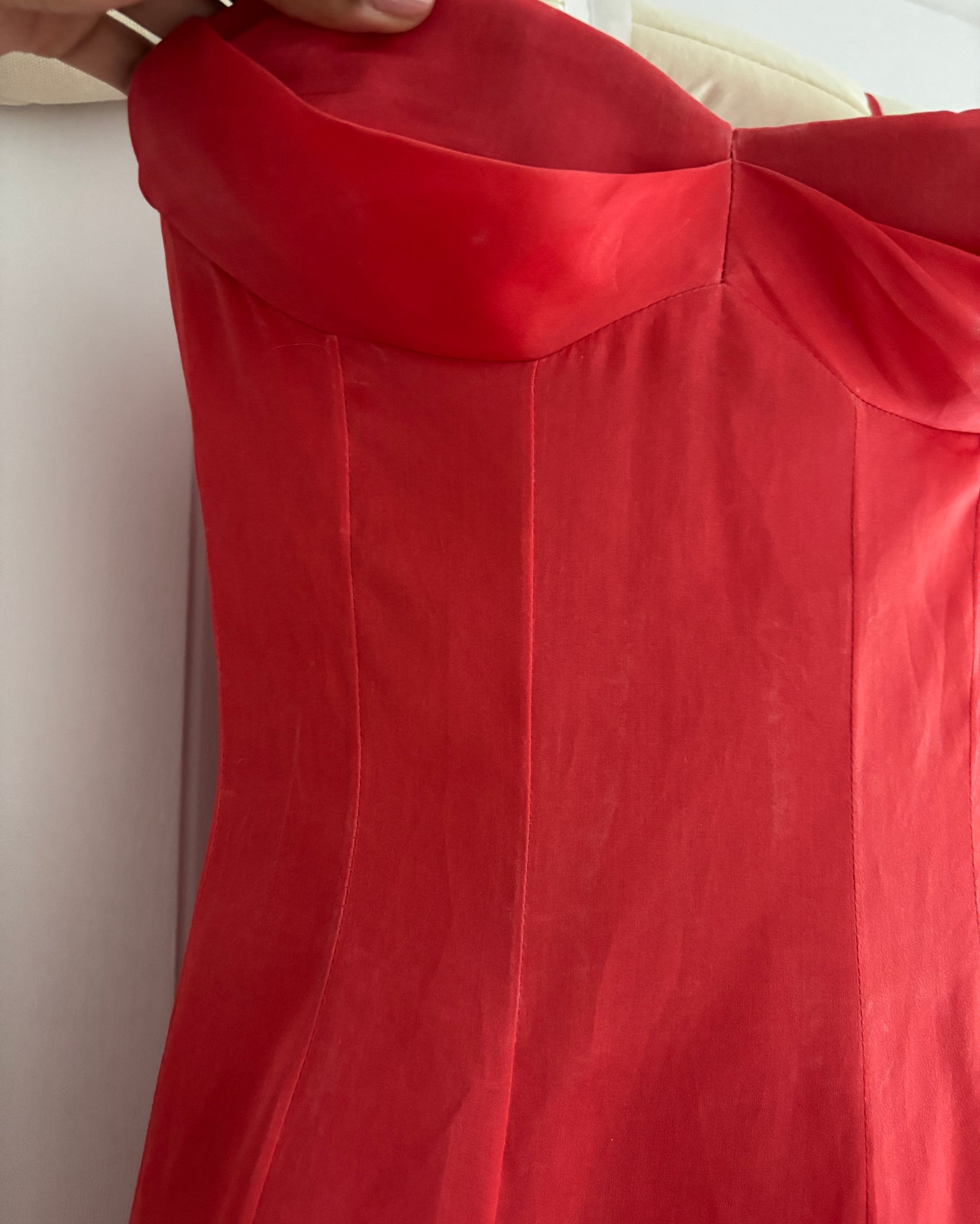 Christian Dior Haute Couture 2012 Red Gown