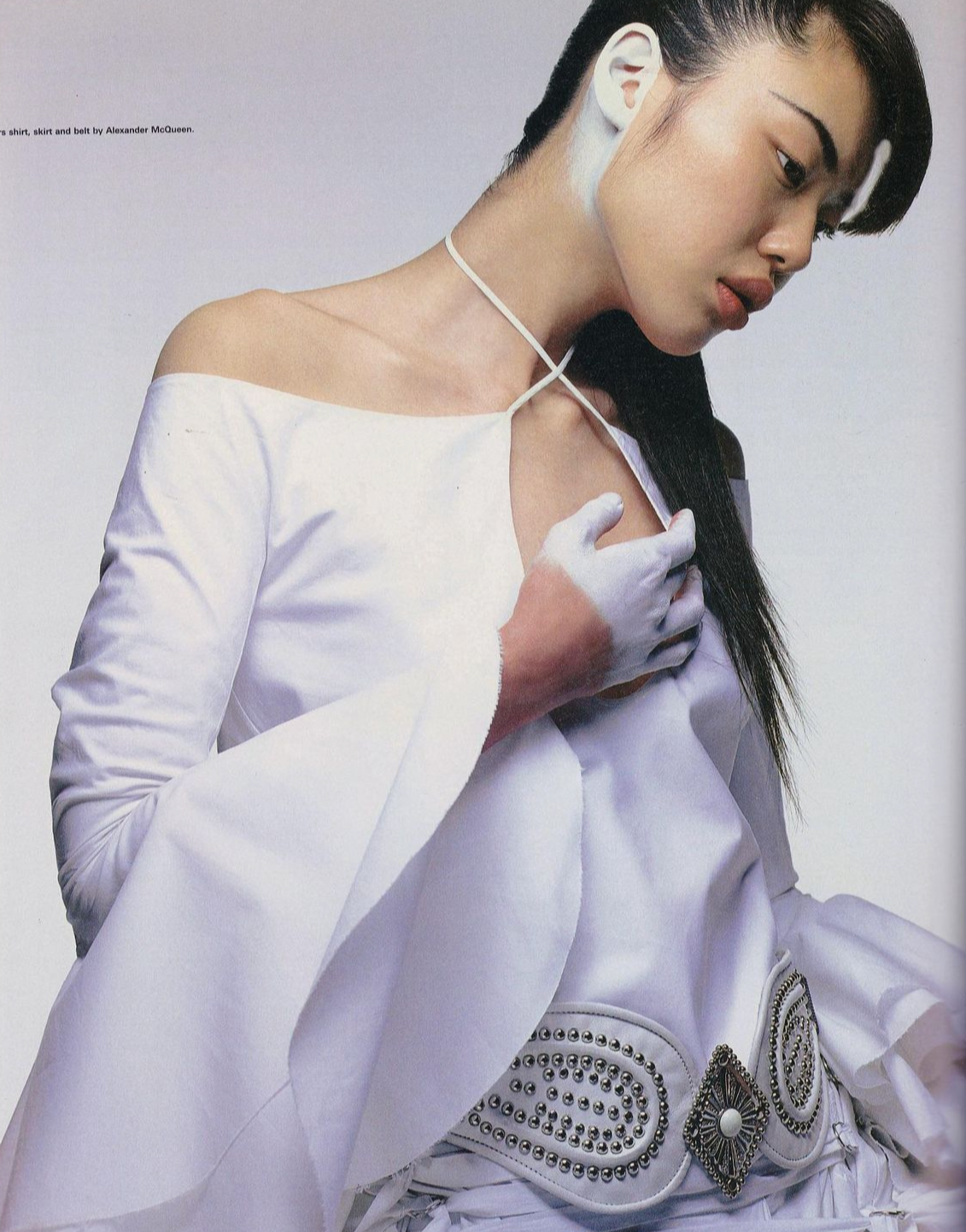 Alexander McQueen 2002 Ruffle Top