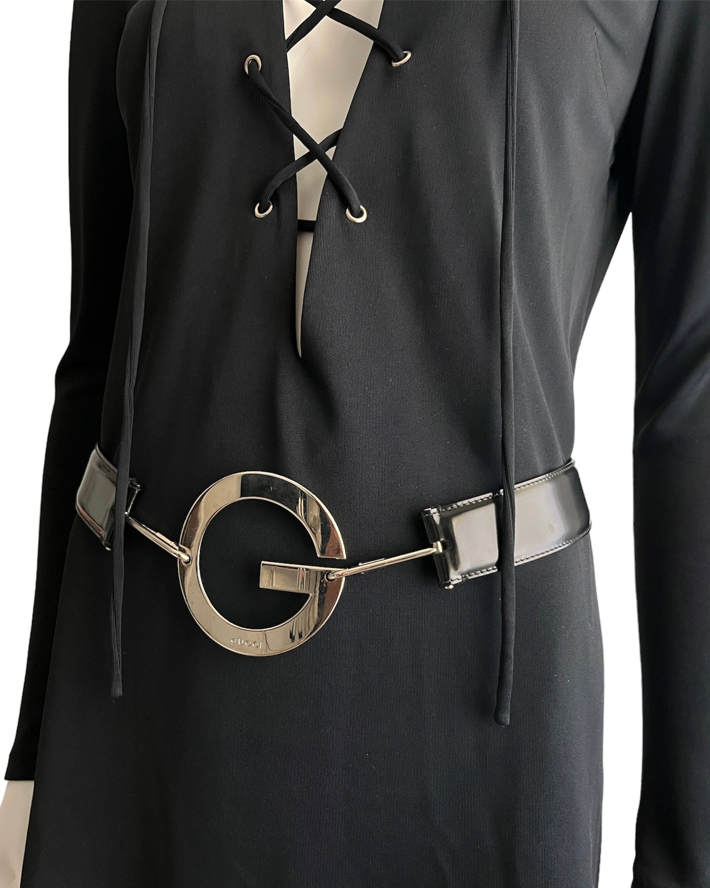 Gucci by Tom Ford 1996 Mini Belted Dress