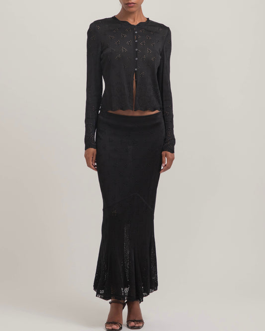 John Galliano 2000 Pointelle Knit Set