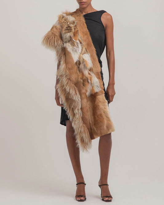 Christian Dior by John Galliano 2001 Fur Patchwork Stole